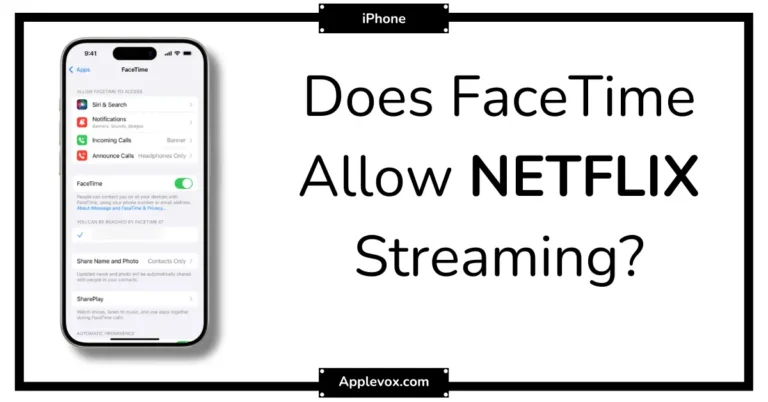 Can You Watch Netflix on Facetime?