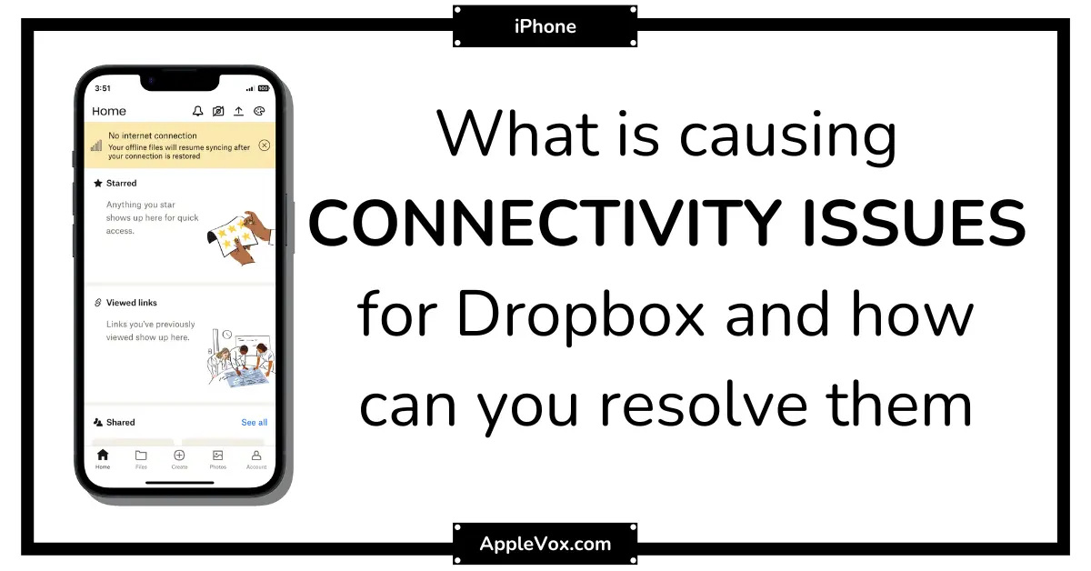 fixing dropbox connection problems