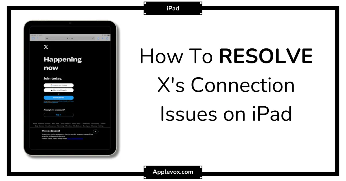 Troubleshooting X (former Twitter) Connectivity on iPad